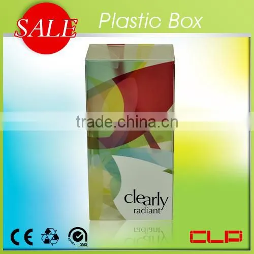 Customized transparent clear plastic box for gift package