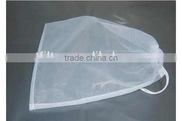 liquid filter bag with rope,5 micron mesh filter bag