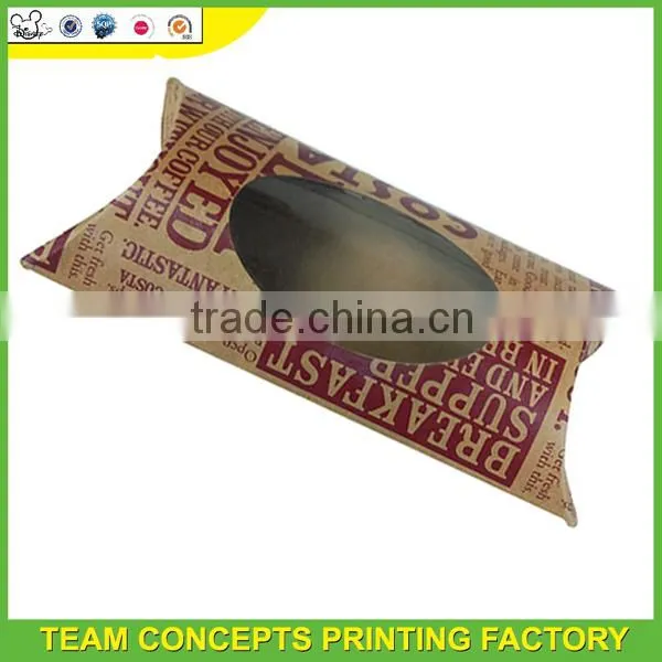 Brown color window pillow box