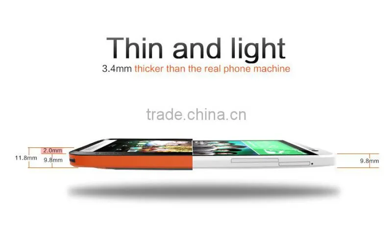 For HTC ONE E8 Armor series TPU+PC combine bumper case