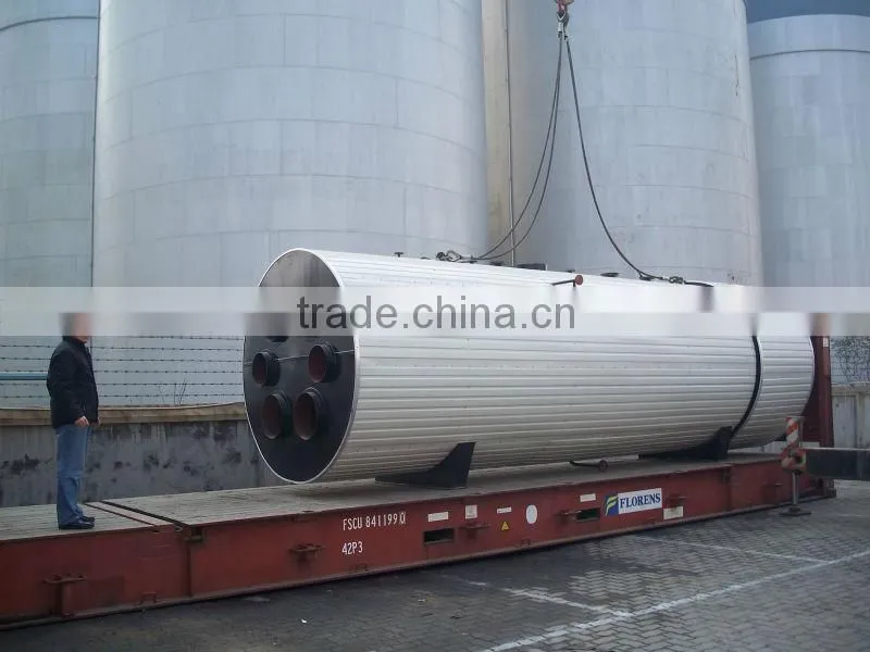 Vertical waste heat hot water boiler