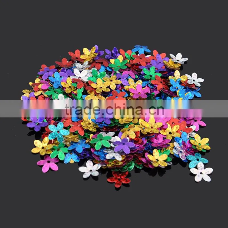 Laser multi-color Christmas tree sequins