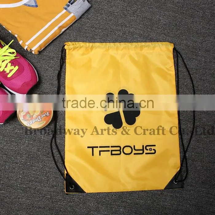 Polyester drawstring shopping shoe bag for wholesale