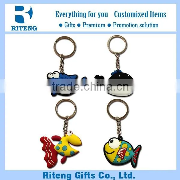 Cute Animal shaped PVC Keychain Promotional Gift