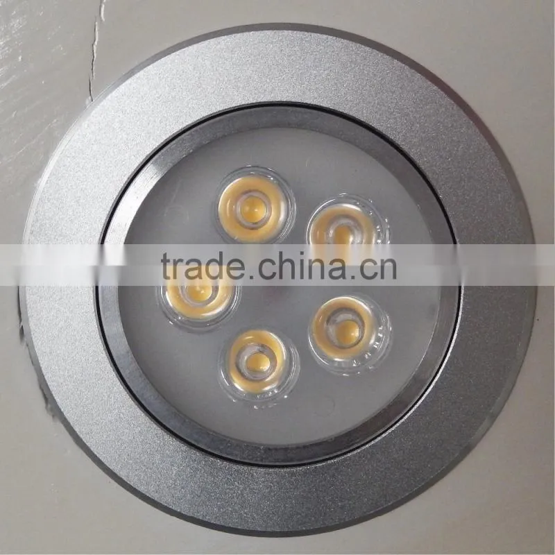 Silvery color 5w 30 degree led ceiling light