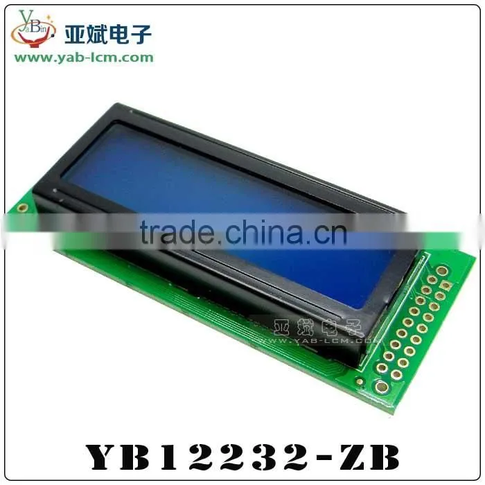 12232-ZB Chinese word stock , Working voltage 5 v / 3.3 v is optional,12232 LCD display modul