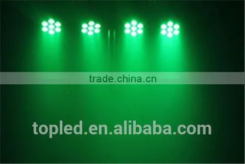 T-bar/Stand/Carrying Bag/Footswitch 4 Par System RGB 28x3W LED Stage Light