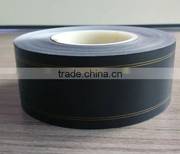 Custom Black Base Cigarette Tipping Paper For Cigarette Filter.
