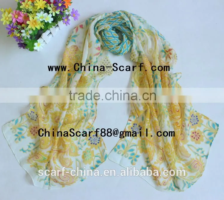 Chiffon fabric for scarf wholesale