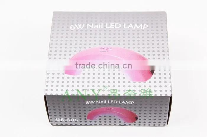 Hot Sale Whole Seaaon 6W Led Lamp Nail Polish Tools Uv Lamp Light To Mini Nail Dryer