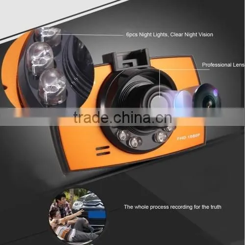 720P VGA 2.4 inch LCD Screen Display Car DVR Recorder