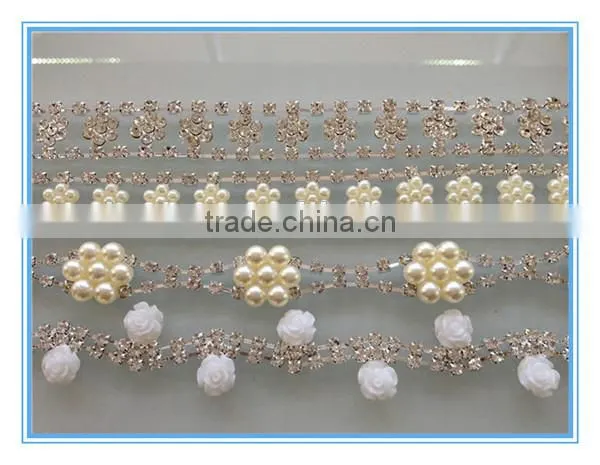 2016 Fashion Wedding Bride Jewelry Crystal Rhinestone Chain Decorations