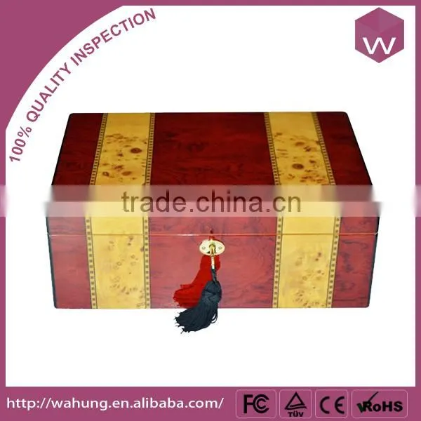 Top grade polishing wooden cigar packaging box for sale