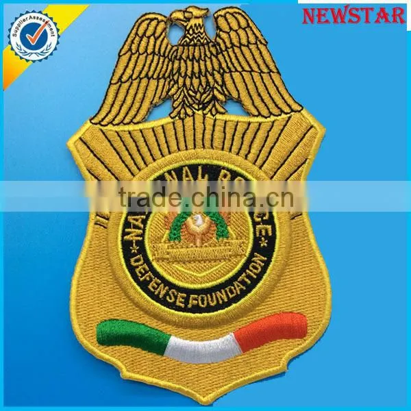Bullion wire badges