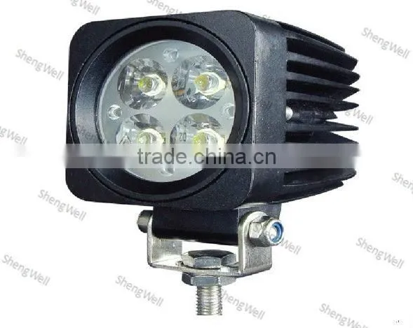 12W 9-32v IP67 Epistar led work light ShengWell auto factory Flood /Spot Beam car led work light offroad 12w led work light