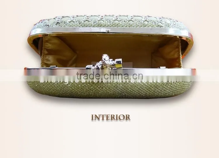 Wholesale elegant skeleton design clutch box