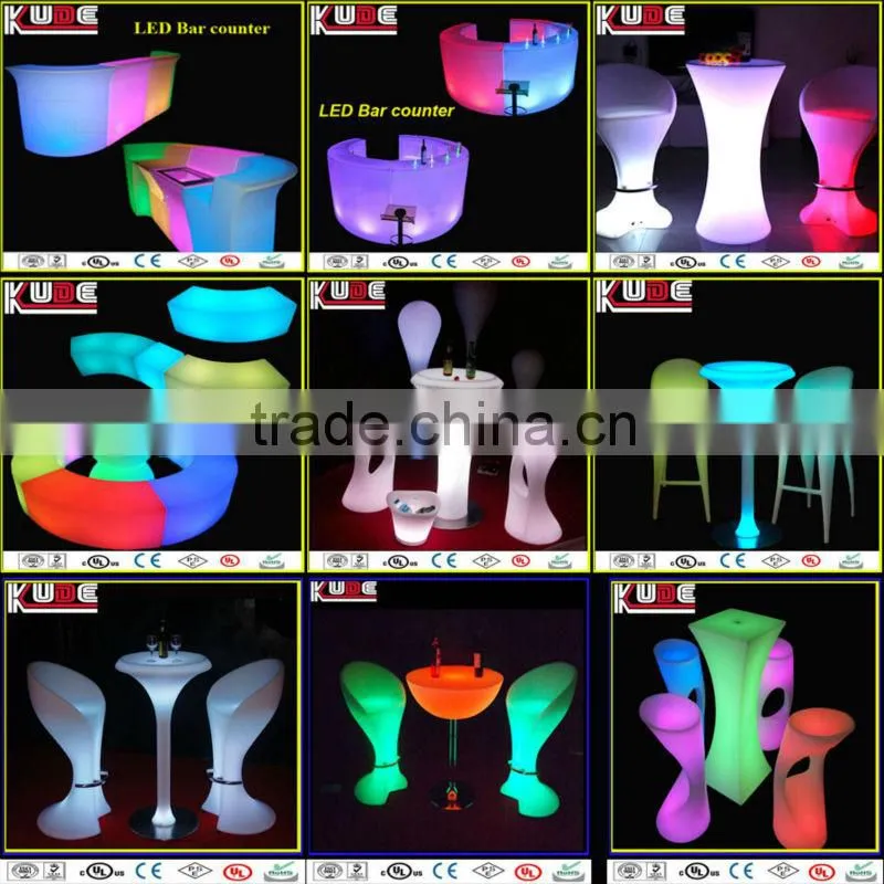 led lighted plastic ice bucket