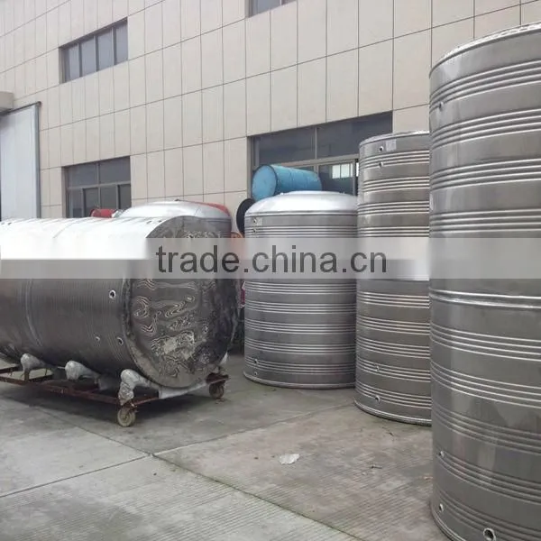 Horizontal Type Stainless Steel Solar Energy Water Tank for Solar Project