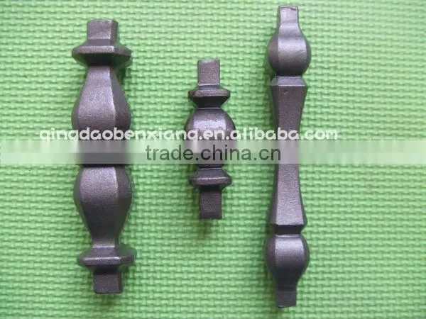 out door wrought iron bow balusters