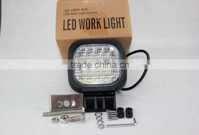 Saving 20 percent highly waterproof 48w auto led work light 48w 4x4 super bright light