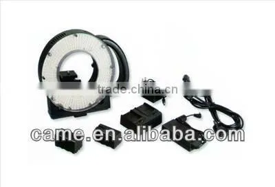 Batteries + 411 Ring LED Video Light Panel Studio Film Lighting +Free Bag