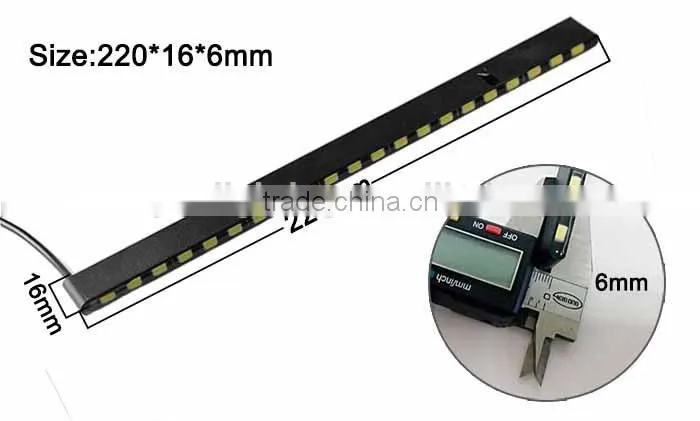 Latest flexible LED drl light permanent bright and flash daytime running light
