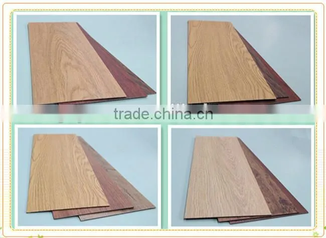 Moisture proof anti-cigarette wood plastic laminate vinyl flooring