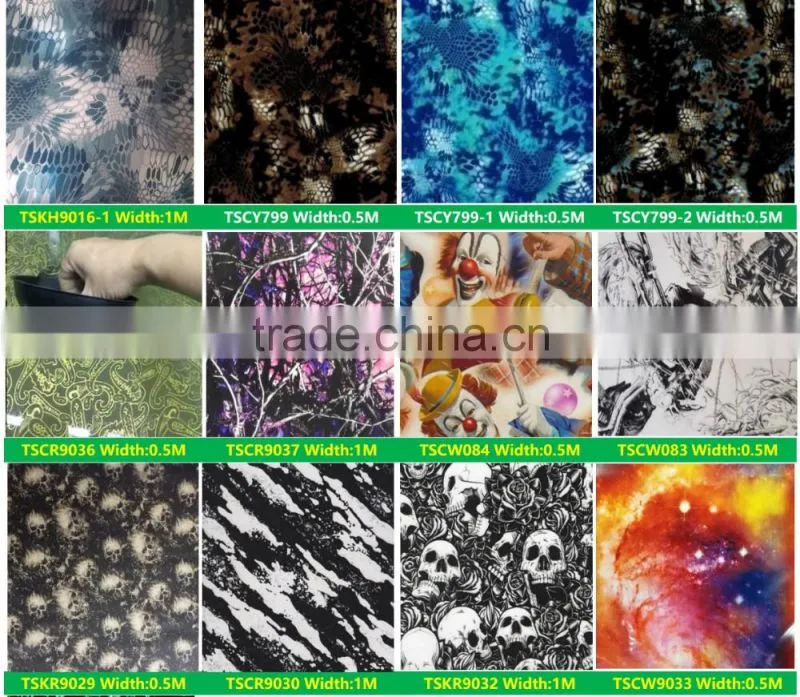 TSAUTOP 0.5M/1M width new style carbon fiber hydro transfer printting film