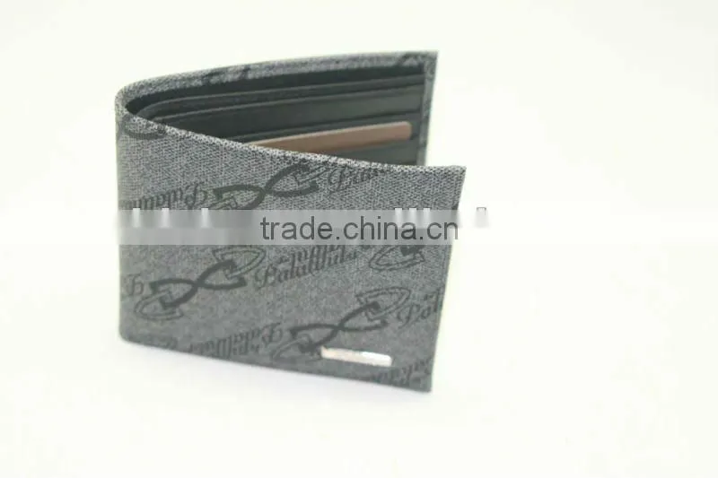 2015 Newest Style Leather Wallet, High Quality Different Leather Men's Wallet With Metal Logo Fashion Wallet
