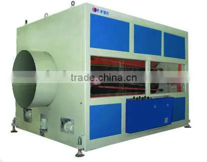 high speed rubber belt plastic pipe hauling machine