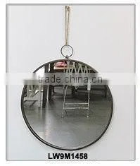 French White Wood Frame Elegant Design Large Decor Wall Mirror