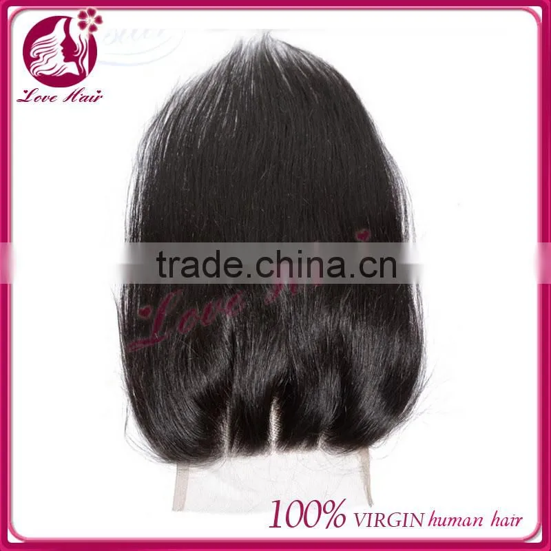 Factory price wholesale virgin brazilian hair closure, lace closure, silk top lace closure