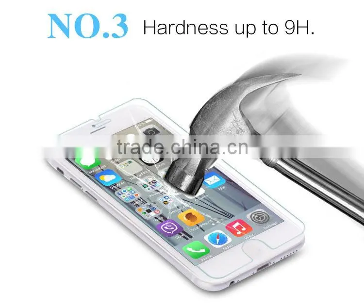 OEM clear tempered glass for iphone 6S glass screen guard