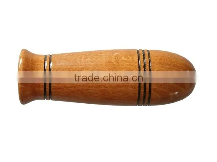 Customized polished wooden bike handlebar