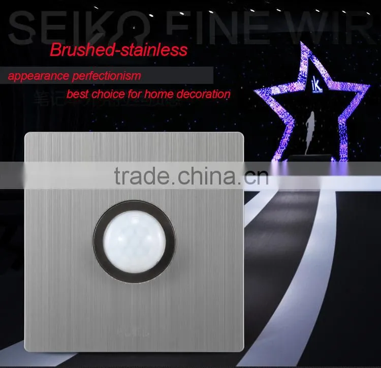 wall mount electric human body touch sensor light motion switch