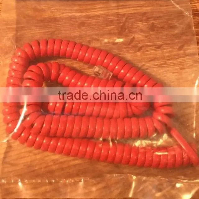 26AWG 7x0.16mm copper stranded pp core 100 ft telephone cord with CE certificate