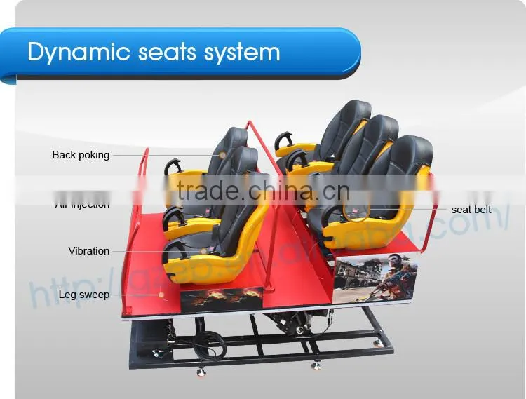 used cinema equipment electric cars 5d 7d cinema funiture