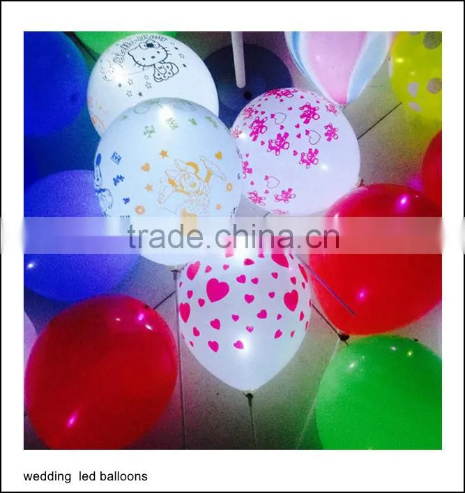 flying helium LED balloon with light inside wholesale