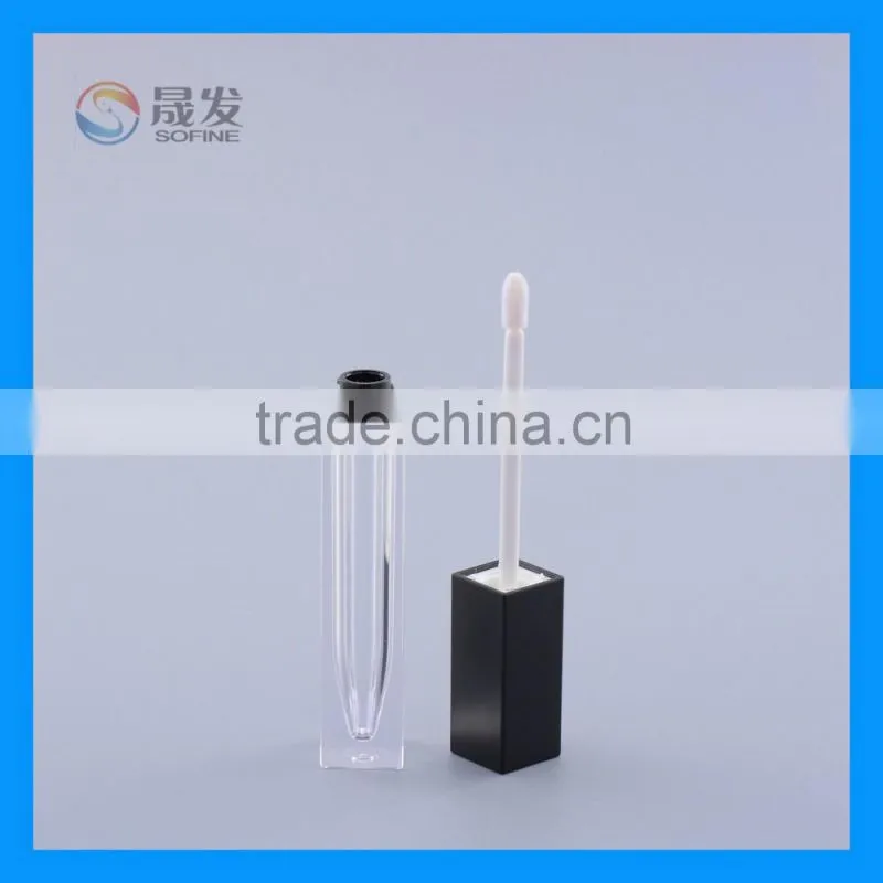 Small cosmetic liquid lipstick tube with cap and great printing