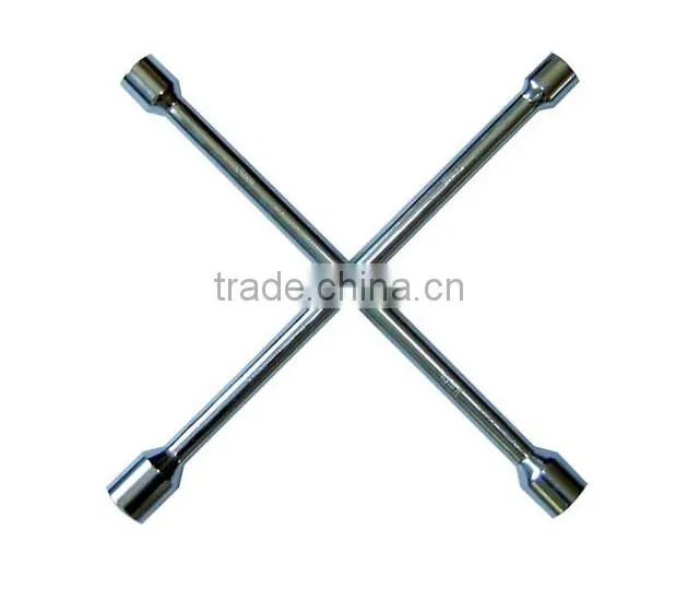 Cross Wrench Silver Zinc Wrench