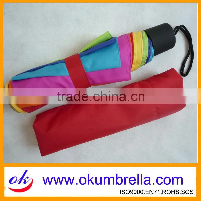 New fashion colorful folding umbrella