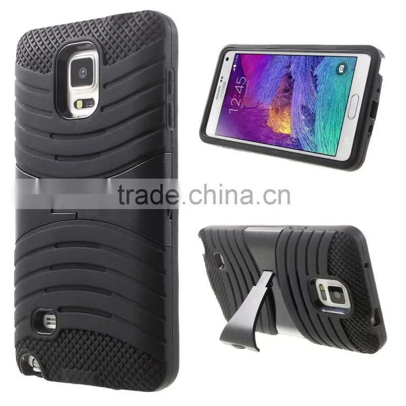 For Samsung galaxy note 4 PC + Silicone Case ,Detachable Case for Samsung galaxy note 4