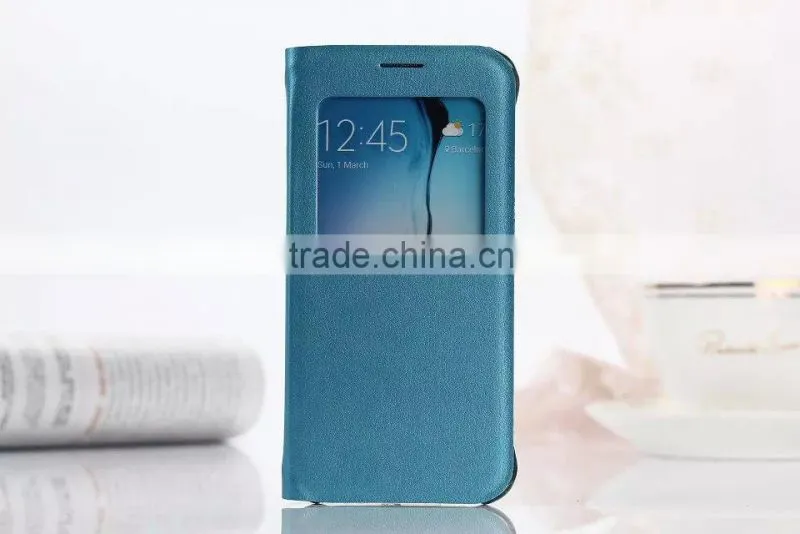 For high quality samsung galaxy s6 case, for flip stand samsung galaxy s6 case, for PU leather samsung galaxy s6 case