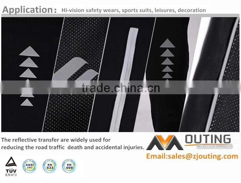 Hot Selling Reflective Heat Transfer Vinyl Film For Reflective Logo
