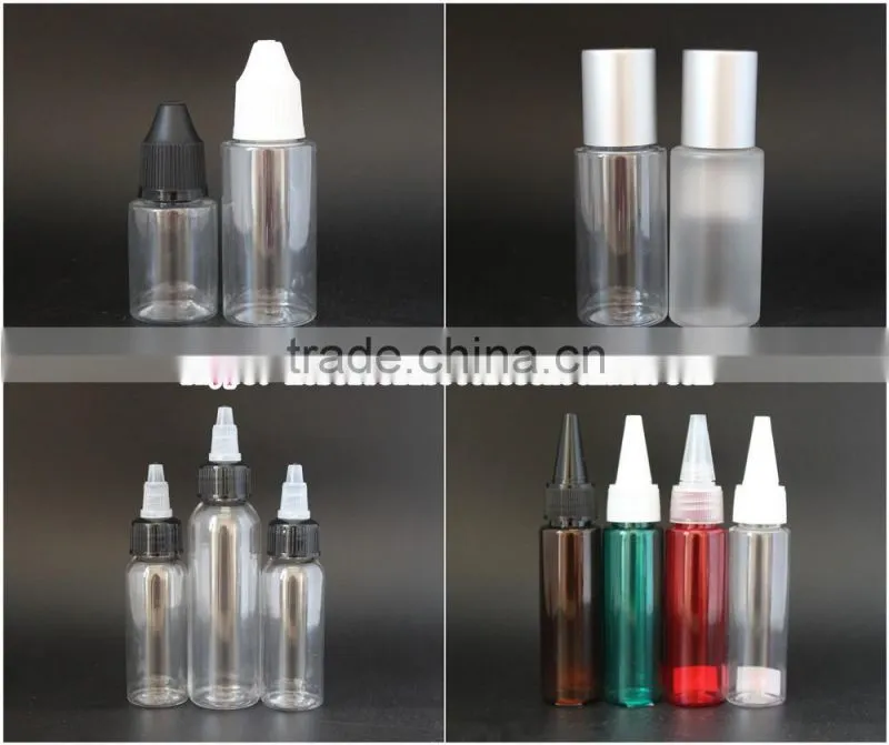 PE bottle 10ml 15ml 30ml unicorn pen Plastic Dropper Bottles