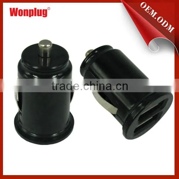 . 5V 1A dual usb universal car charger with high quality and low price for mobile pone