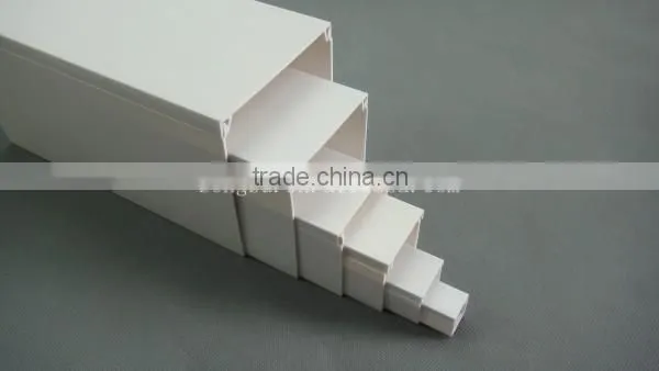 High quality pvc decorative cable trunking with sticker 20X10mm