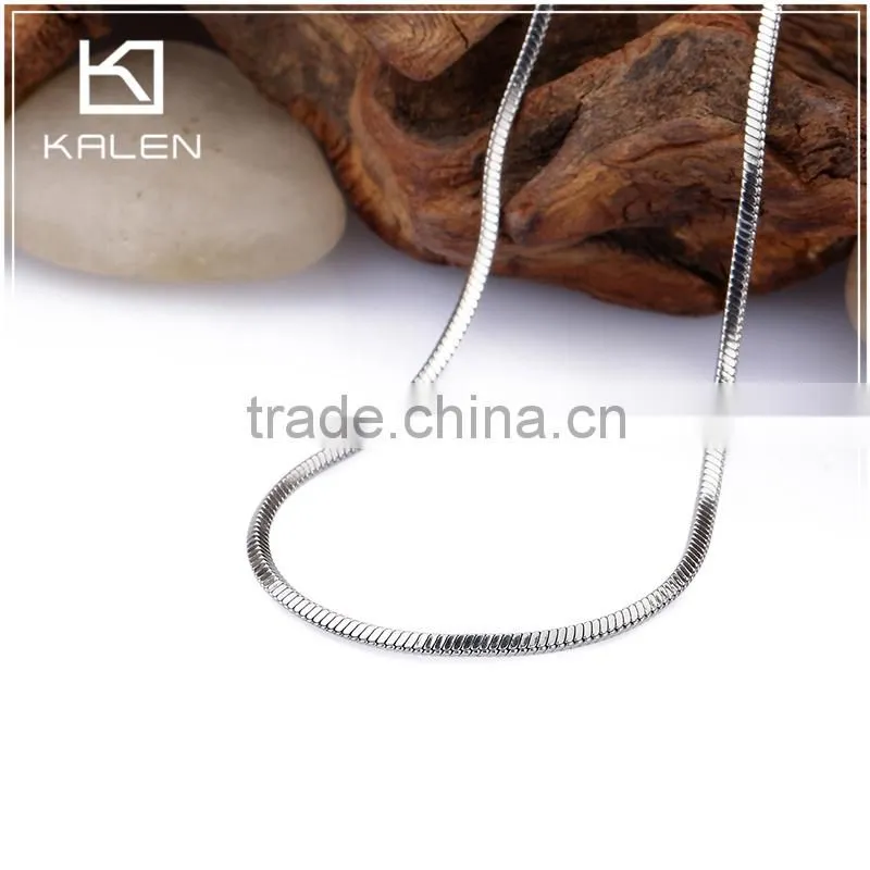 Stainless steel link chain fashion jewelry charm necklace wholesale
