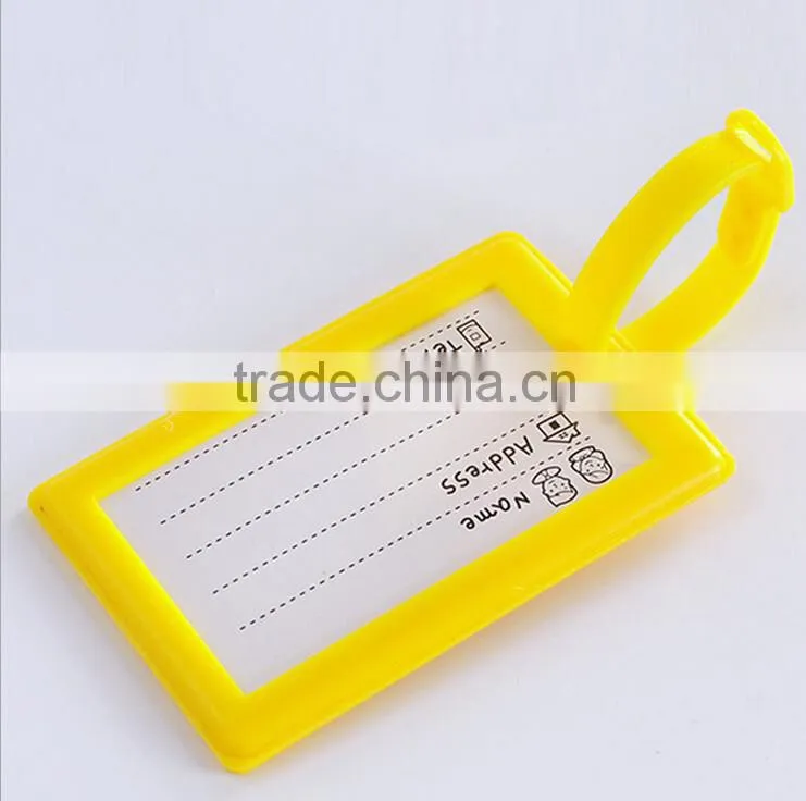 Customized PVC luggage tag, Hot sale PVC luggage tag, Promotional luggage tags