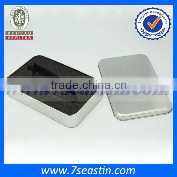 wholesale rectangular metal tin box for candy chocolate packaging from Dongguan factory